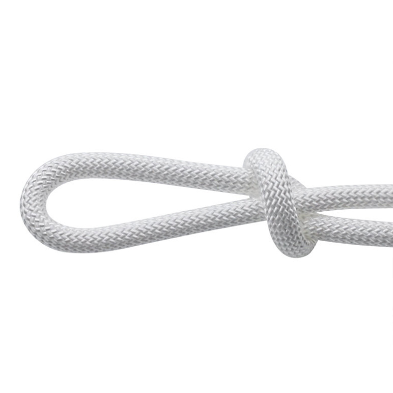 Dây bện PP có độ căng thấp 8 mm kháng hóa chất màu trắng đặc